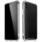 Black Brushed Steel Texture iPhone XS Max Clear Case